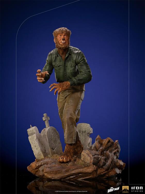 Pedido Estatua The Wolf Man DELUXE - Universal Monsters - marca Iron Studios escala de arte 1/10