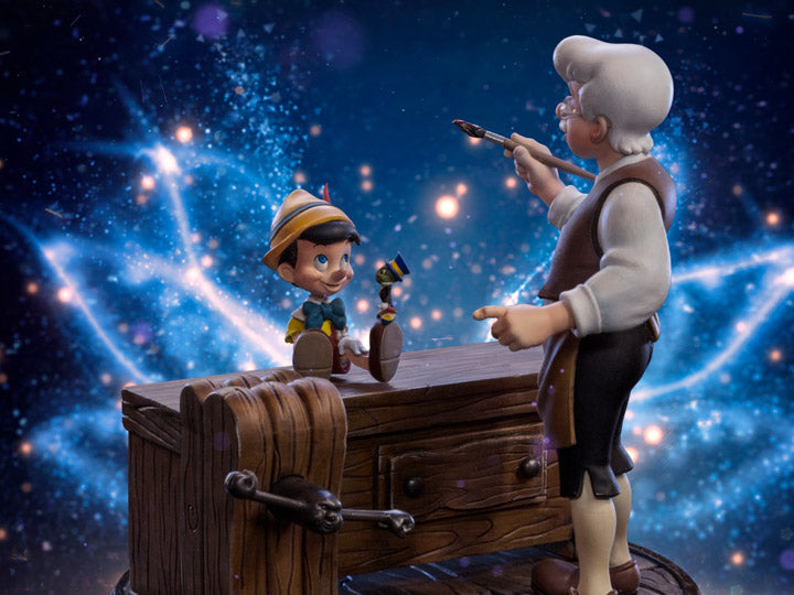 Preventa Estatua Geppetto & Pinocchio - Disney 100th anniversary - Limited Edition marca Iron Studios escala de arte 1/10