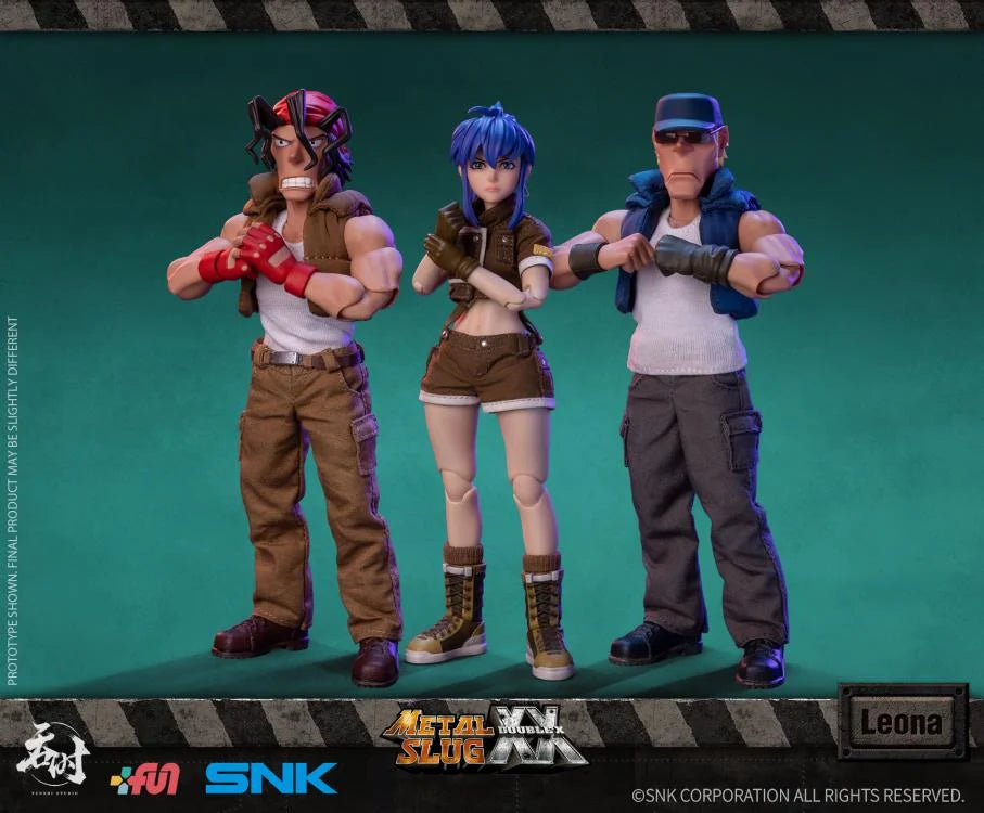 Preventa Figura Leona Heidern - Metal Slug XX marca Tunshi Studio SNK TS-012 escala pequeña 1/12