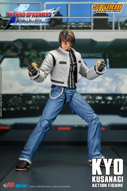 Pedido Figura Kyo Kusanagi - The King of Fighters 2002 Unlimited Match marca Storm Collectibles SKKF08 escala pequeña 1/12