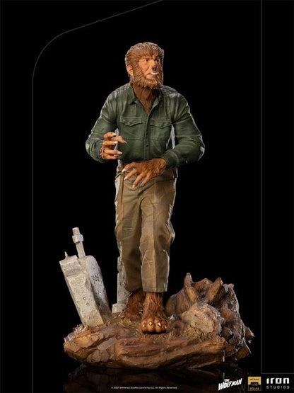 Pedido Estatua The Wolf Man DELUXE - Universal Monsters - marca Iron Studios escala de arte 1/10