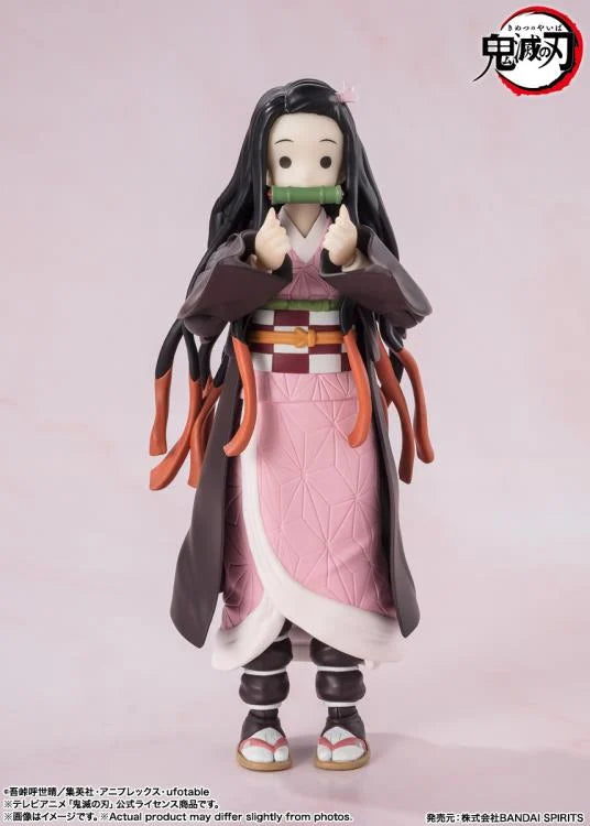 Pedido Figura Nezuko Kamado - Demon Slayer: Kimetsu no Yaiba - S.H.Figuarts marca Bandai Spirits escala pequeña 1/12