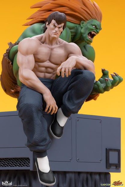 Preventa Set Estatuas Blanka & Fei Long - Street Jam - Street Fighter marca PCS Collectibles escala 1/10