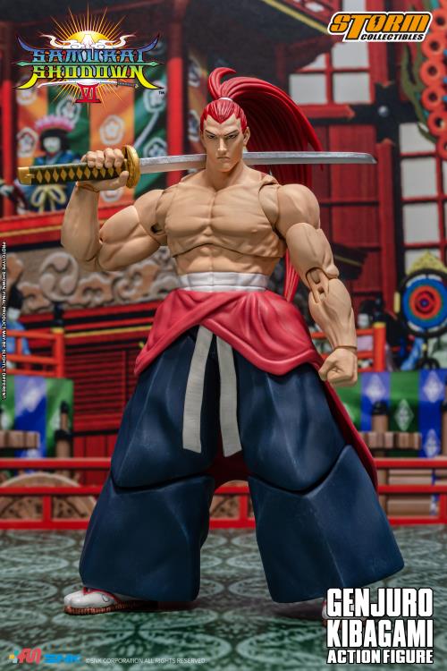 Pedido Figura Genjuro Kibagami - Samurai Shodown VI marca Storm Collectibles SNSS04 escala pequeña 1/12