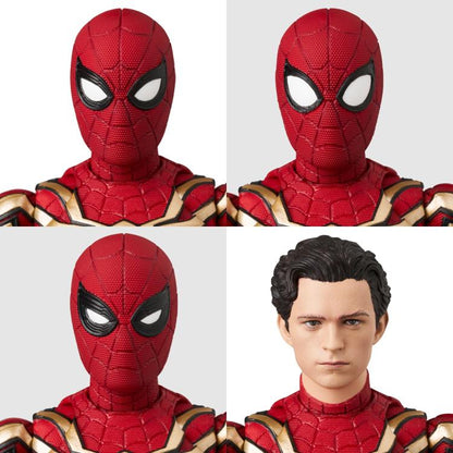 Preventa Figura Spider-Man (Integrated Suit) - Spider-Man: No Way Home - MAFEX marca Medicom Toy No.245 escala pequeña 1/12