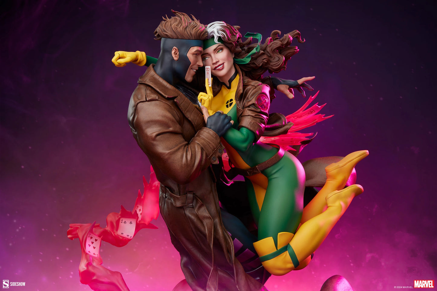 Preventa Estatua Marvel Rogue & Gambit marca Sideshow Collectibles (47 cm)