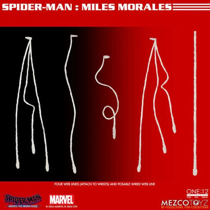 Preventa Figura Miles Morales - Spider-Man: Across the Spider-Verse - One:12 Collective marca Mezco Toyz 76631 escala pequeña 1/12