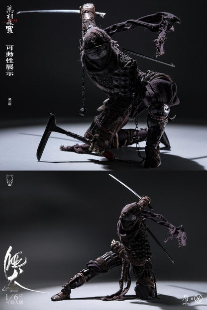 Pedido Figura NINJA-Silent Hound marca JPT design x POP JPT-011 escala 1/6