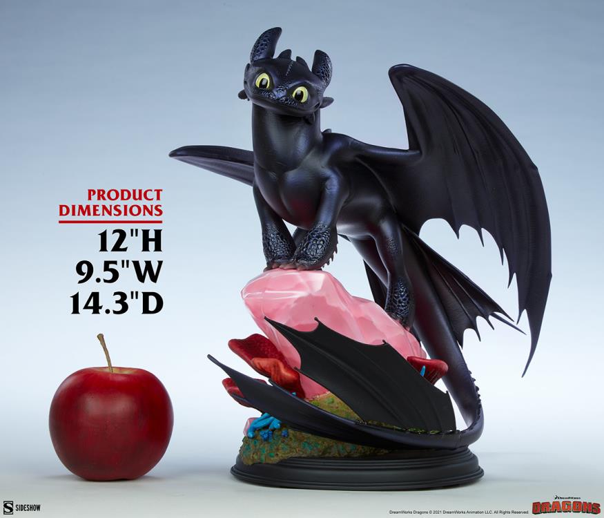 Pedido Estatua Toothless - Cómo Entrenar a tu Dragón: El Mundo Oculto marca Sideshow Collectibles (30.48 cm)