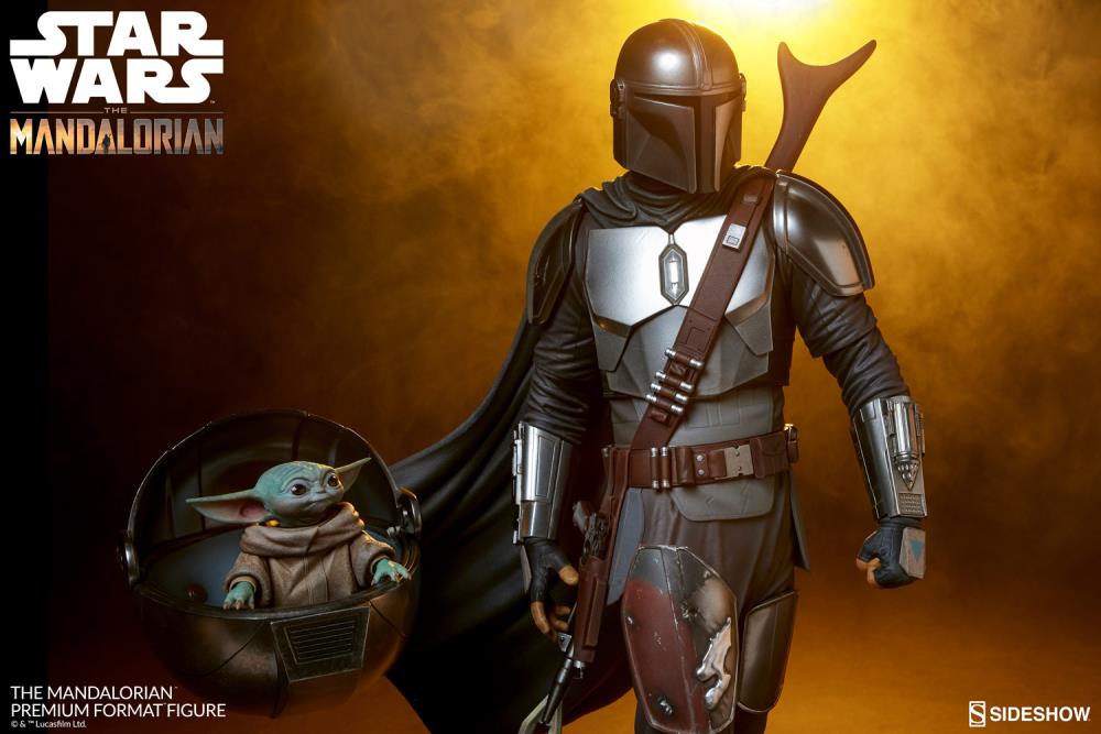 Pedido Estatua The Mandalorian - Star Wars marca Sideshow Collectibles Premium Format (50.8)