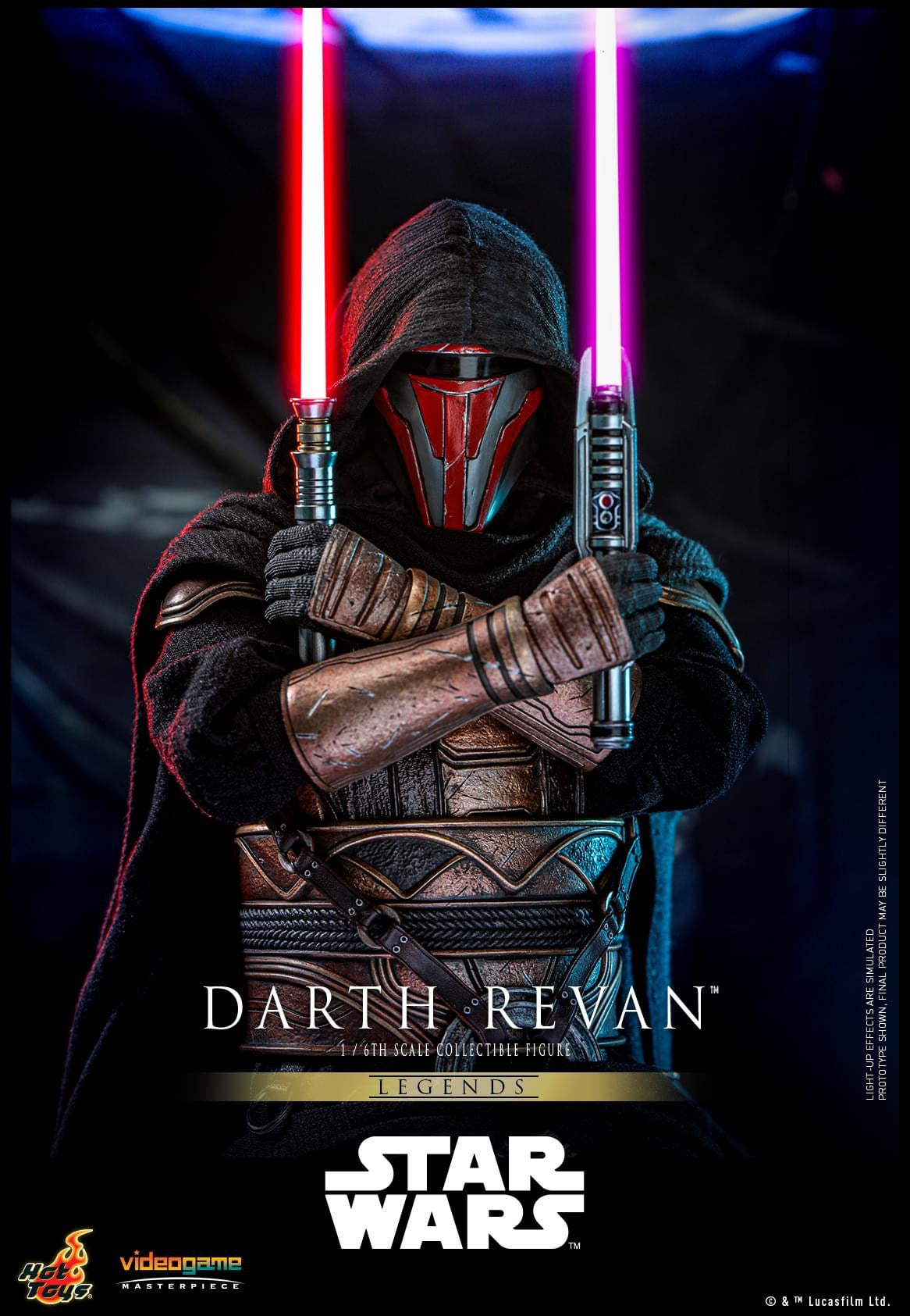 Preventa Figura Darth Revan - Star Wars Legends™ marca Hot Toys VGM62 escala 1/6