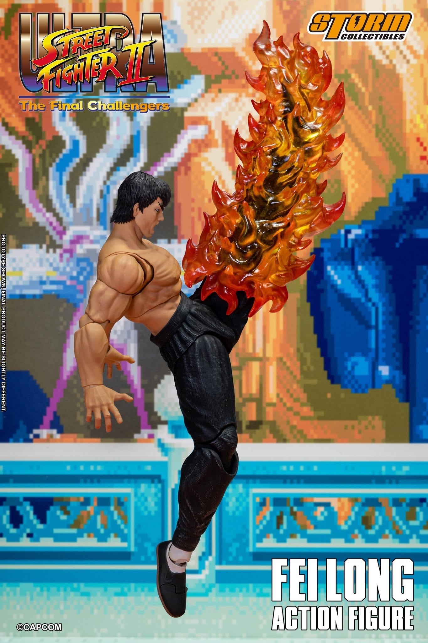 Pedido Figura Fei Long - Ultra Street Fighter II: The Final Challengers marca Storm Collectibles CPSF24 escala pequeña 1/12