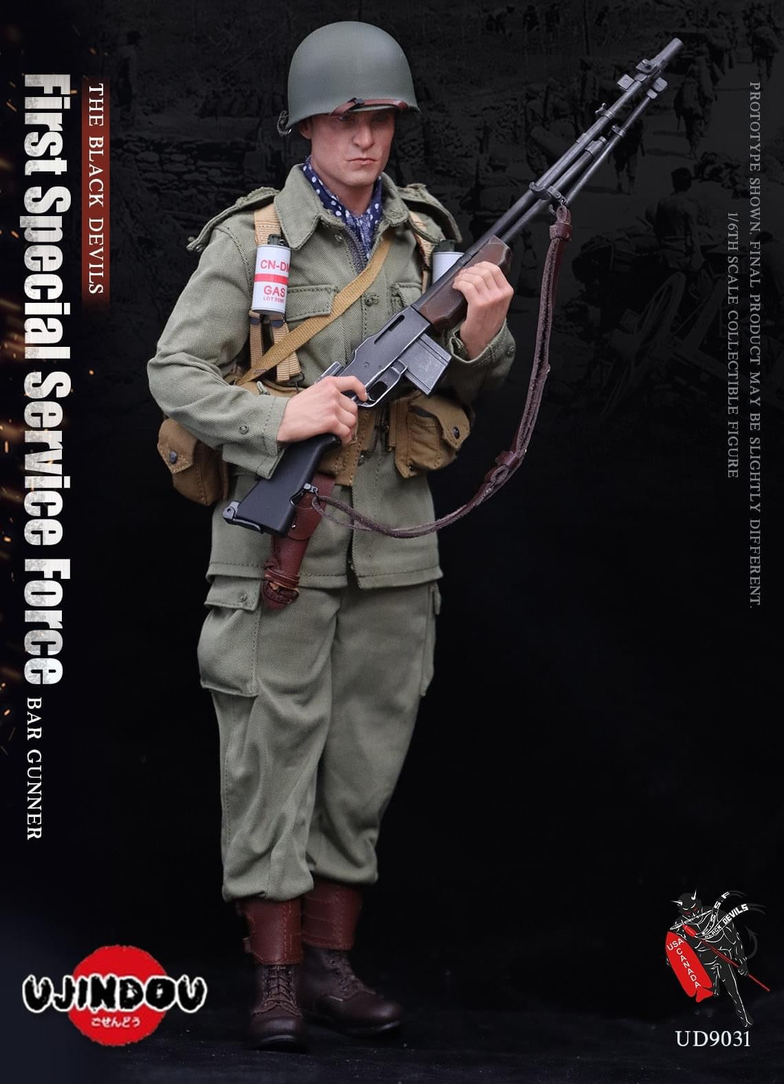 Pedido Figura BAR Gunner - First Special Service Force marca Ujindou UD9031 escala 1/6