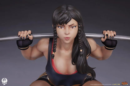 Preventa Estatua Chun-Li (Powerlifting Battle Version) - Street Fighter Premier Series marca PCS Collectibles escala 1/4