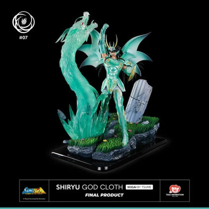 Pedido Estatua SHIRYU God Cloth (Limited Edition) - Saint Seiya Ikigai marca TSUME a escala 1/6 (43 cm)