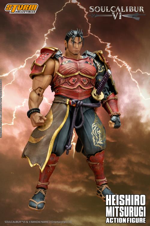 Pedido Figura Heishiro Mitsurugi - Soulcalibur VI marca Storm Collectibles escala pequeña 1/12