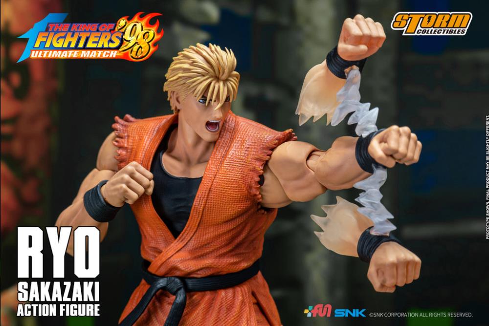 Pedido Figura Ryo Sakazaki - The King of Fighters '98: Ultimate Match marca Storm Collectibles SKKF09 escala pequeña 1/12