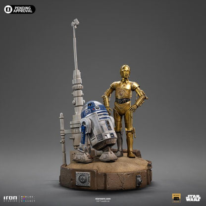 Preventa Estatua C-3PO y R2-D2 (DELUXE) - Star Wars: A New Hope - Limited Edition marca Iron Studios escala de arte 1/10