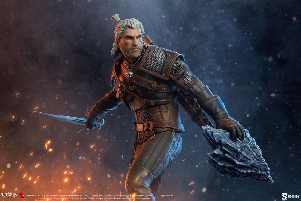 Pedido Estatua Geralt - The Witcher 3: Wild Hunt marca Sideshow Collectibles (42.55 cm)