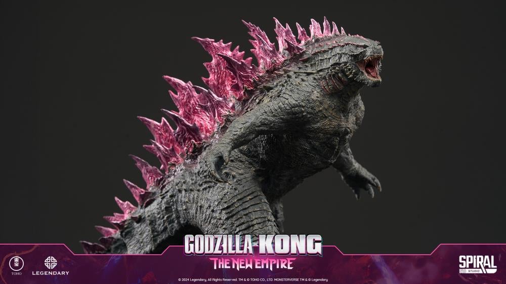 Preventa Estatua Godzilla Evolved Form (Heat Ray Version) - Godzilla x Kong: The New Empire - Hall of Fame marca Spiral Studio (27 cm)