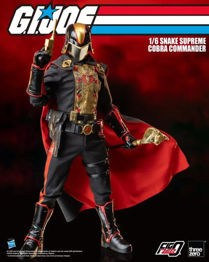 Pedido Figura Snake Supreme Cobra Commander - G.I.Joe FigZero marca Threezero 3Z0737 escala 1/6