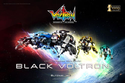 Preventa Figura Black Voltron (DIECAST) (Exclusiva Edición Limitada) - Carbotix Series marca Blitzway BW-CA-11101 (38 cm)