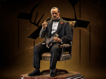 Preventa Estatua Don Vito Corleone - The Godfather - Limited Edition marca Iron Studios escala de arte 1/10