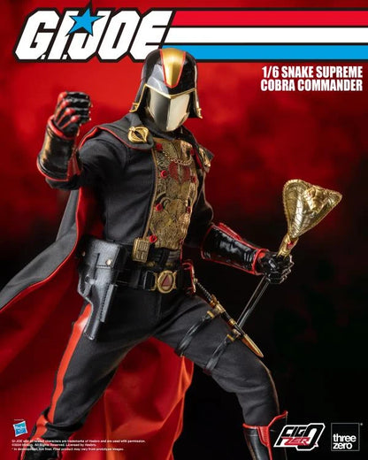 Pedido Figura Snake Supreme Cobra Commander - G.I.Joe FigZero marca Threezero 3Z0737 escala 1/6