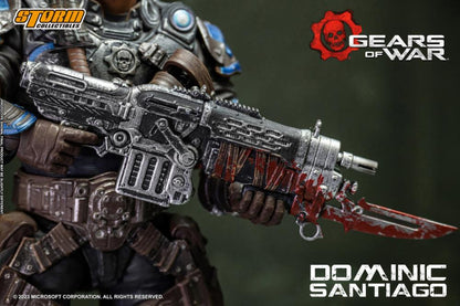 Preventa Figura Dominic Santiago - Gears of War  marca Storm Collectibles escala pequeña 1/12