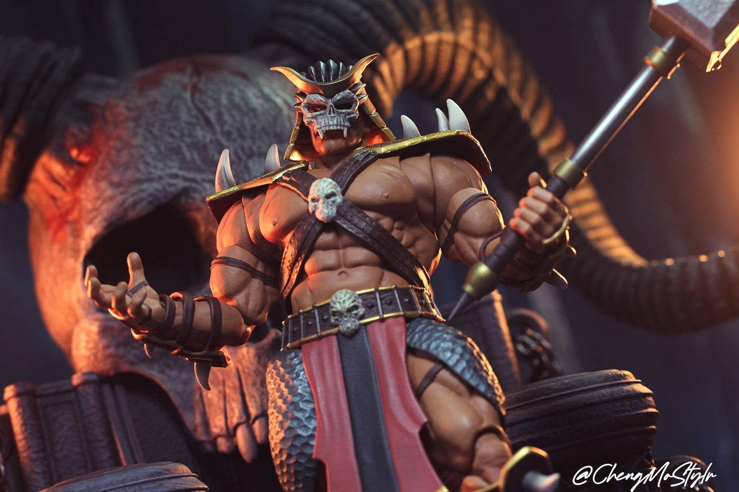 Pedido Figura Shao Kahn con Trono (Deluxe Edition) - Mortal Kombat marca Storm Collectibles escala 1/12