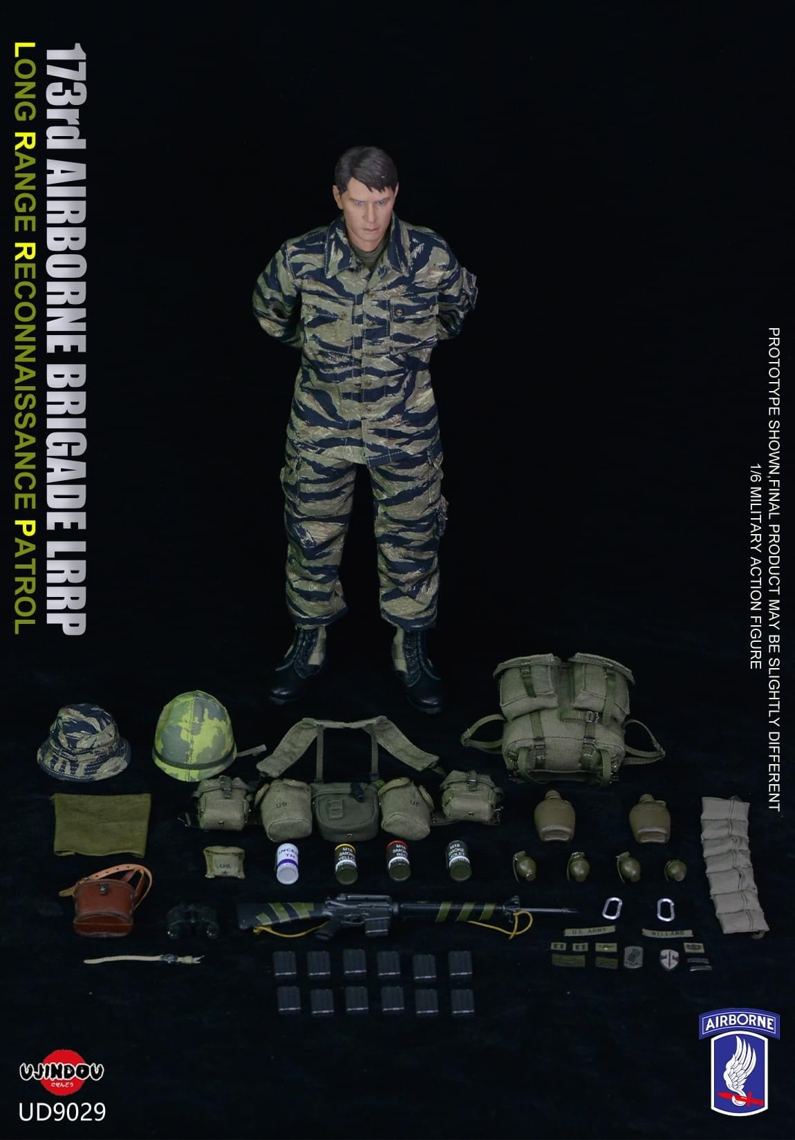 Pedido Figura US Army Airborne Brigade LRRP en Vietnam marca Ujindou UD9029 escala 1/6