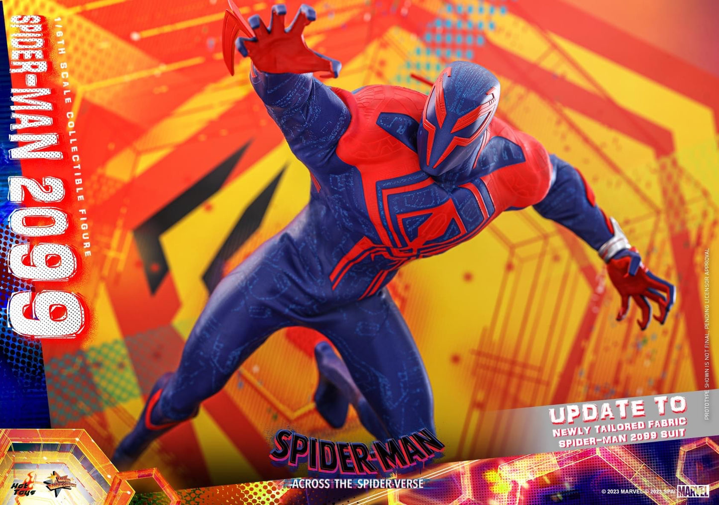 Preventa Figura Spider-Man 2099 - Spider-Man: Across the Spider-Verse marca Hot Toys MMS711 escala 1/6 (actualizada)