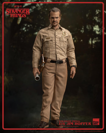 Preventa Figura Jim Hopper - Stranger Things marca Threezero 3Z0515 escala 1/6