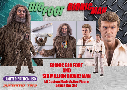 Preventa Set de Figuras Bionic Man (Hunting Suit 2.0) y Bionic Big Foot (Edición Limitada) (Deluxe Edition) marca Supermad Toys escala 1/6