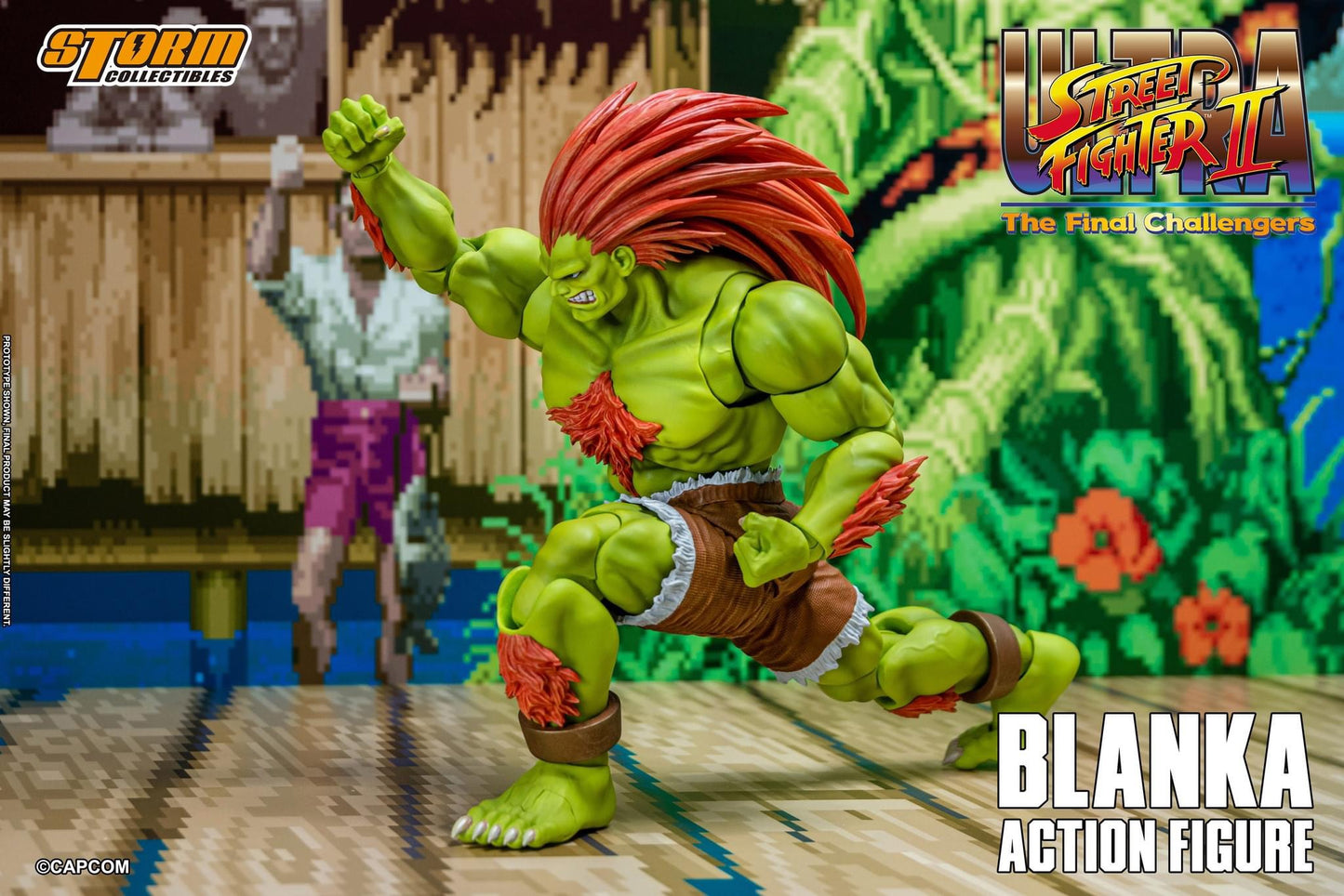 Preventa Figura Blanka - Ultra Street Fighter II: The Final Challengers marca Storm Collectibles CPSF25 escala pequeña 1/12