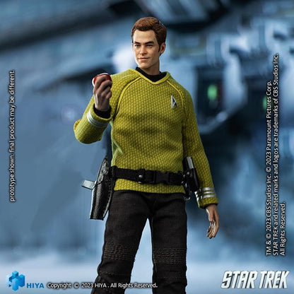 Preventa Figura James T. Kirk (Exclusiva PX Previews) - Star Trek (2009) - Exquisite Super Series marca HIYA ESS0265 escala pequeña 1/12