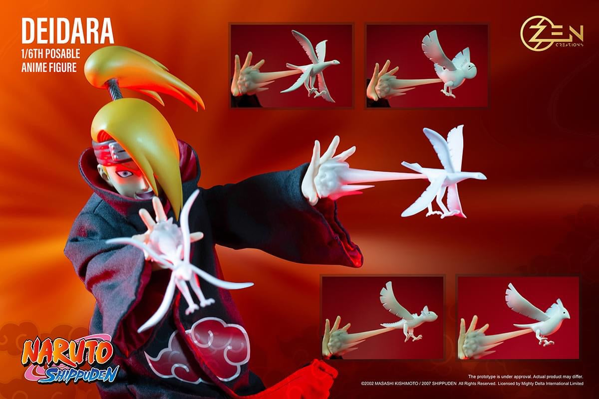 Preventa Figura Deidara (Standard version) - Naruto Shippuden marca Zen Creations PAF004 escala 1/6