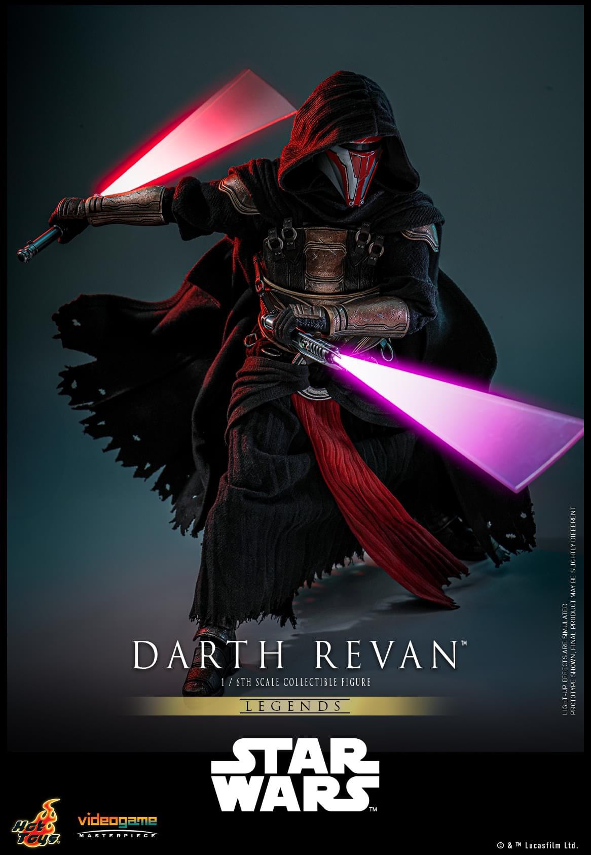 Preventa Figura Darth Revan - Star Wars Legends™ marca Hot Toys VGM62 escala 1/6