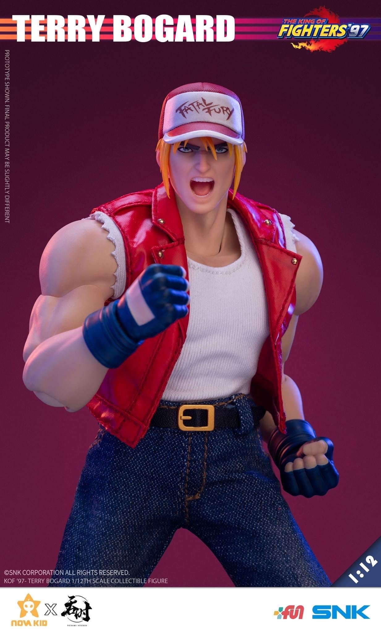 Preventa Figura Terry Bogard - The King of Fighters '97 marca Tunshi Studio SNK TS-XZZ-005 escala pequeña 1/12