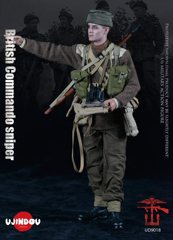 Pedido Figura WWII British Commando Sniper 1944 marca Ujindou UD9018 escala 1/6