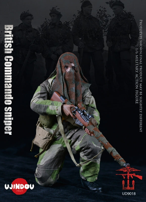 Pedido Figura WWII British Commando Sniper 1944 marca Ujindou UD9018 escala 1/6