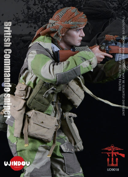 Pedido Figura WWII British Commando Sniper 1944 marca Ujindou UD9018 escala 1/6