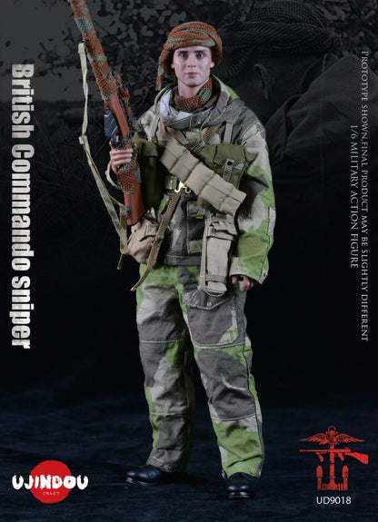 Pedido Figura WWII British Commando Sniper 1944 marca Ujindou UD9018 escala 1/6