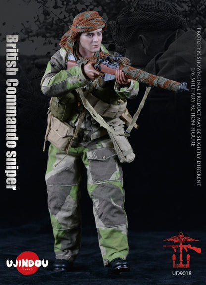 Pedido Figura WWII British Commando Sniper 1944 marca Ujindou UD9018 escala 1/6