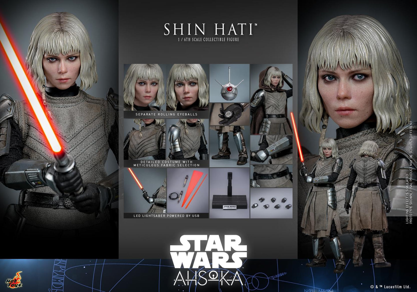 Preventa Figura SHIN HATI - Star Wars: Ahsoka ™ marca Hot Toys TMS124 escala 1/6