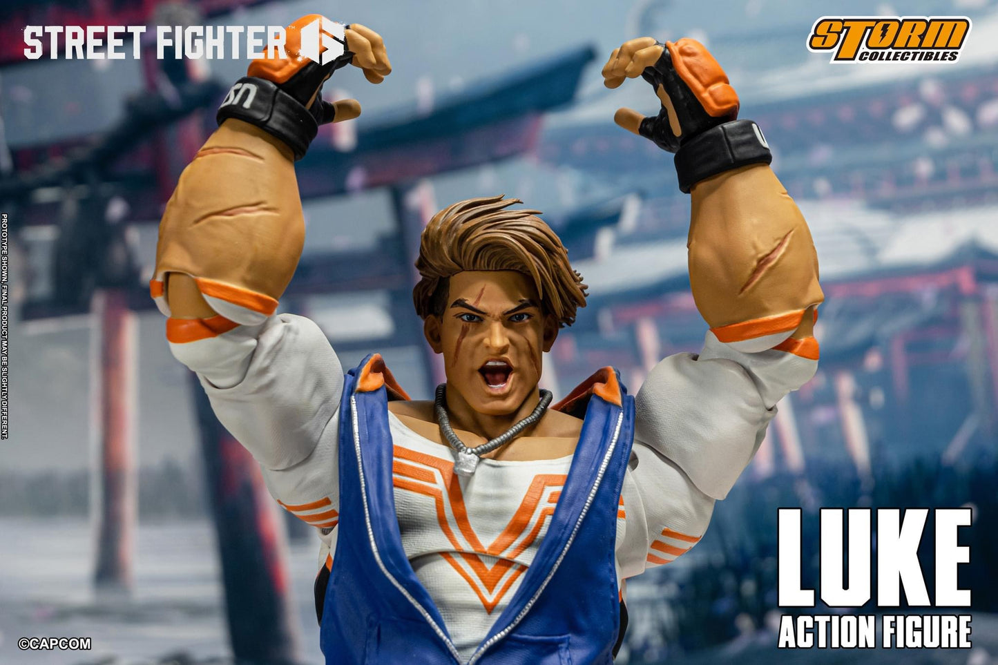 Preventa Figura Luke - Street Fighter 6 marca Storm Collectibles escala pequeña 1/12