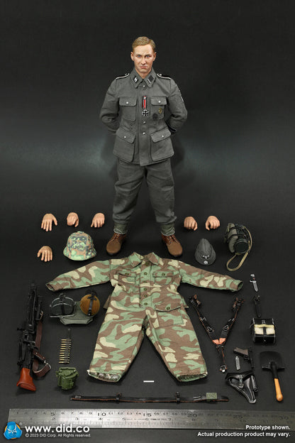 Pedido Figura MG42 Gunner Otto - WWII German 12th SS Panzer Division marca DID D80169 escala 1/6