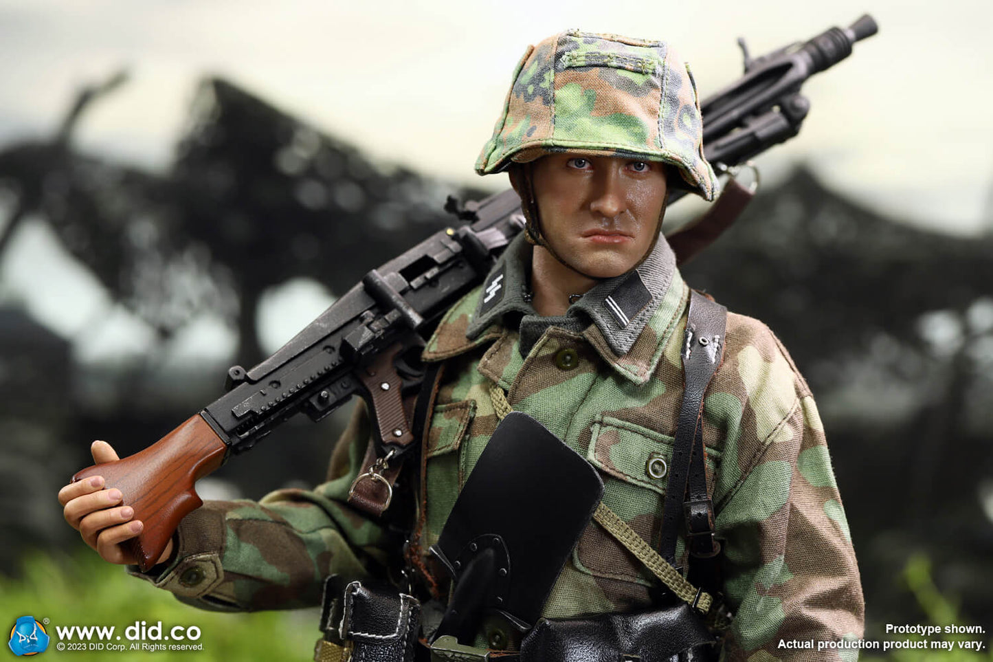 Pedido Figura MG42 Gunner Otto - WWII German 12th SS Panzer Division marca DID D80169 escala 1/6