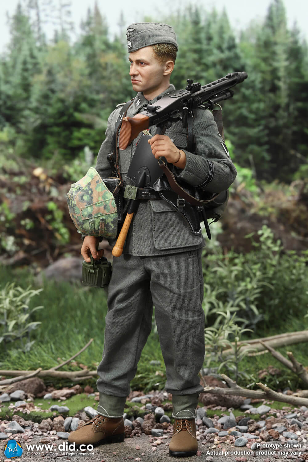 Pedido Figura MG42 Gunner Otto - WWII German 12th SS Panzer Division marca DID D80169 escala 1/6