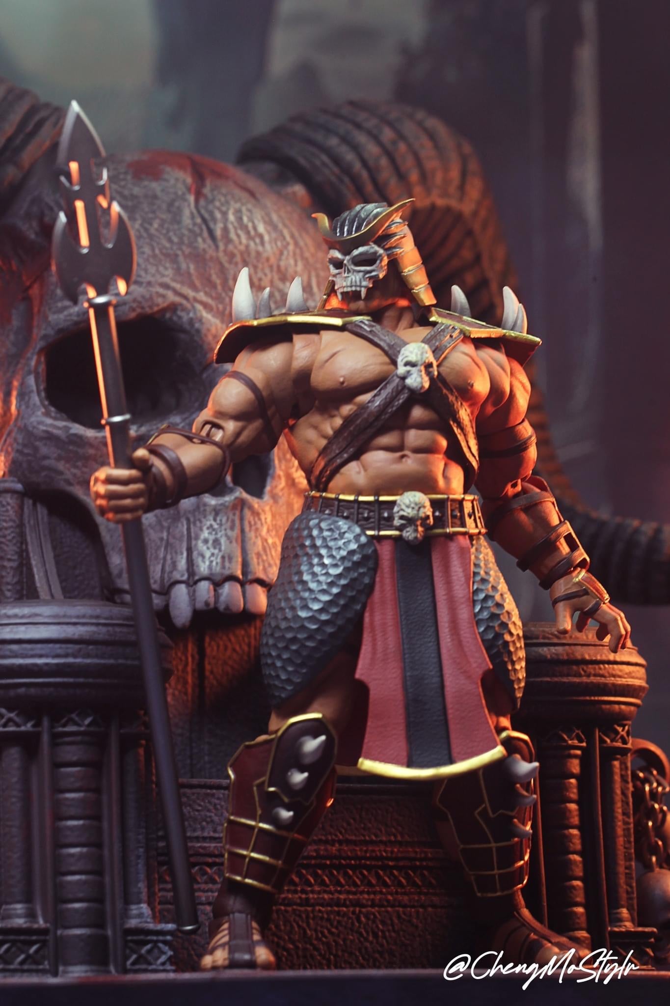 Pedido Figura Shao Kahn con Trono (Deluxe Edition) - Mortal Kombat marca Storm Collectibles escala 1/12